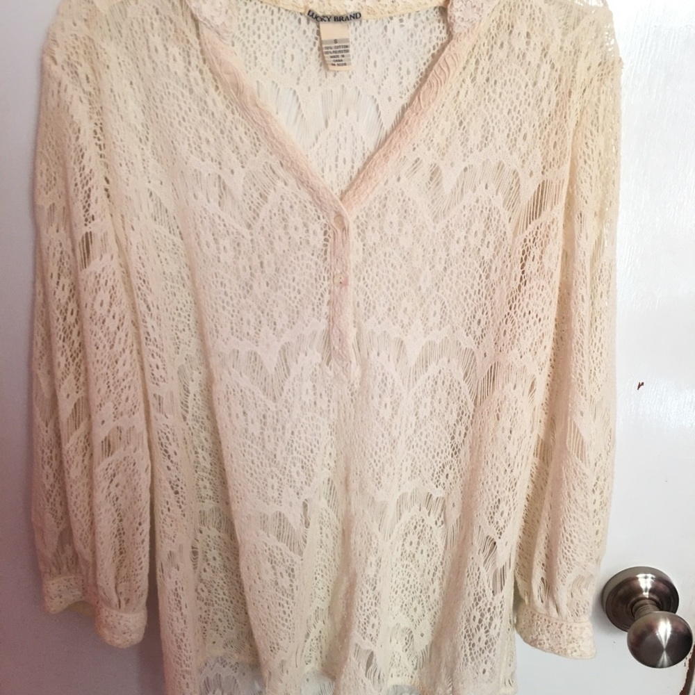 long flowy sheer blouse